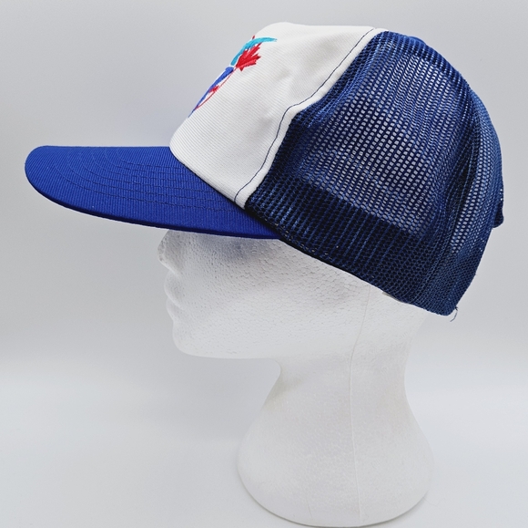 VINTAGE | Ted Fletcher MLB Toronto Blue Jays baseball mesh snapback cap hat - Picture 7 of 9